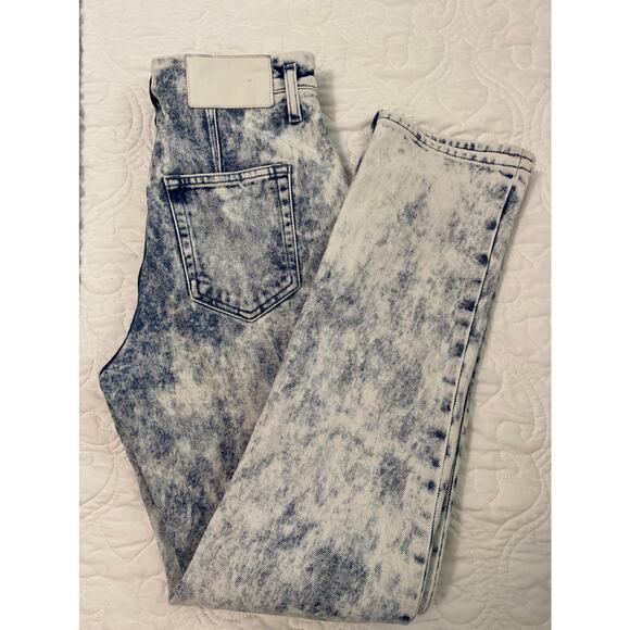 Jonathan Simkhai High Rise Straight Acid Wash 80’s 90’s Jeans size 26 - Picture 9 of 9